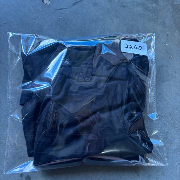 Volcom Romper Long Sleeve Women's M Black Striped One Piece Collared Jumpsuit - Picture 14 of 14